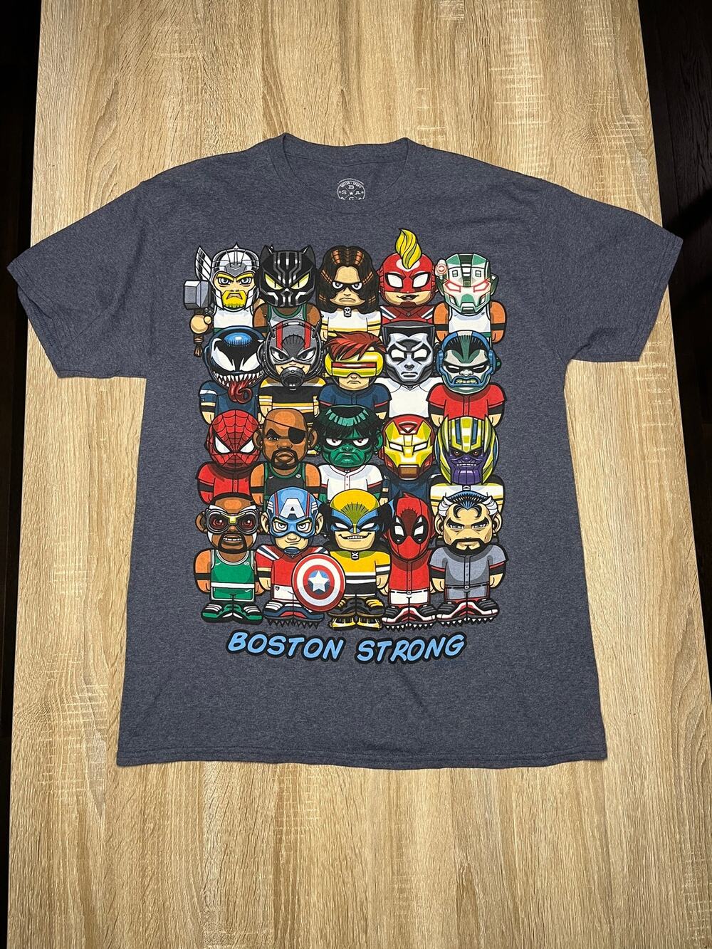 Boston Strong Super Hero TShirt Medium